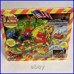 Vtg 1991 Sealed Open Box NEW Playmates Toxic Crusader Crusaderskater