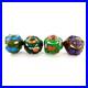 Vtg 1991 Teenage Mutant Ninja Turtles TMNT Sewer Sports Ball Lot Of 4 Full Set