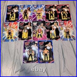 Vtg 1995-1999 WWF BEND-EMS Just Toys Justoys Series Figure Lot Of 12