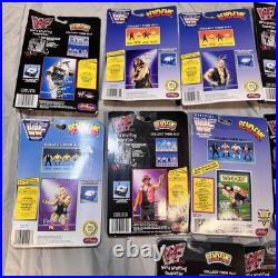 Vtg 1995-1999 WWF BEND-EMS Just Toys Justoys Series Figure Lot Of 12