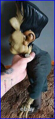 Vtg 2000 Frankenstein Monster Pozers Sideshow 24 Universal Studios Monsters