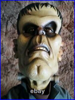 Vtg 2000 Frankenstein Monster Pozers Sideshow 24 Universal Studios Monsters