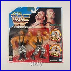 Vtg Hasbro Wwf The Bushwhackers Wrestling Action Figures Toy 1990 New Sealed