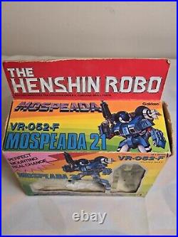 Vtg Henshin Robo VR-052-F Mospeada 21 Gakken Robotech Action Figure IOB 1983, VGC