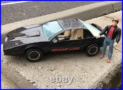 Vtg KNIGHT RIDER 2000 KITT Car & Michael Knight Action Figure Kenner Toys 1983