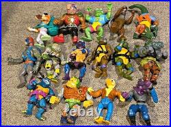 Vtg Lot Of 15 Mixed TMNT Action Figures Toys Teenage Mutant Ninja Turtle