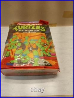 Vtg Lot of 10 Teenage Mutant Ninja Turtles TMNT 1988 Action Figures in Carrier