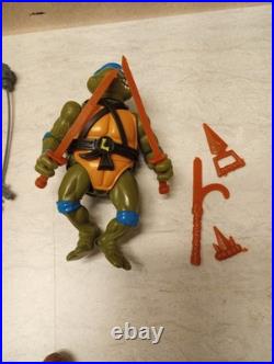 Vtg Lot of 10 Teenage Mutant Ninja Turtles TMNT 1988 Action Figures in Carrier