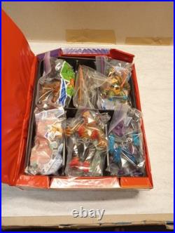 Vtg Lot of 10 Teenage Mutant Ninja Turtles TMNT 1988 Action Figures in Carrier