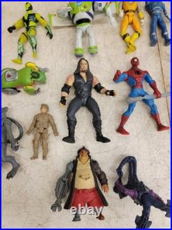 Vtg Mixed Lot Of 27 Toys Action Figures 2000s boys Collection