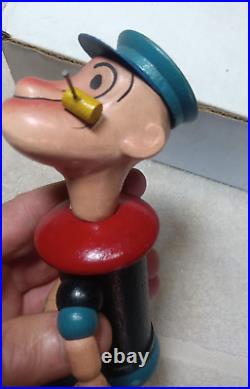 Vtg Original 1932 Popeye the sailor Chein 8 wooden doll cartoon figure