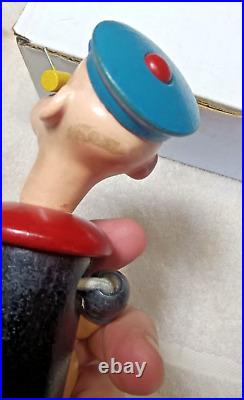 Vtg Original 1932 Popeye the sailor Chein 8 wooden doll cartoon figure