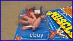 Vtg Original 1985 Mattel MUSCLE Action Figures 4 Pack No 2637 Sealed MOC