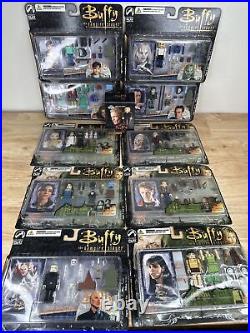 Vtg Palisades Toys Buffy The Vampire Slayer Palz Series 1 & 2 11 Figures Rare