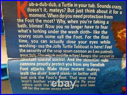 Vtg Playmates 1991 TMNT Teenage Mutant Ninja Turtles Leo's Jolly Turtle Tubboat
