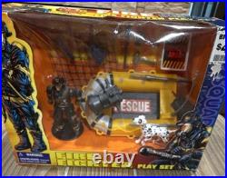 Vtg Power Team Elite GI Joe 12 Firefighter Action Figure Accessory Toy Lot NIB