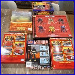 Vtg Power Team Elite GI Joe 12 Firefighter Action Figure Accessory Toy Lot NIB