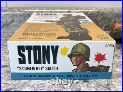 Vtg + Repro Marx Stony Stonewall Smith Marx with Box Manual 40 Accessories