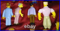 Vtg Simpsons Playmates Interactive Environment 16 Figure Toy Lot Supporting Cast