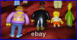 Vtg Simpsons Playmates Interactive Environment 16 Figure Toy Lot Supporting Cast