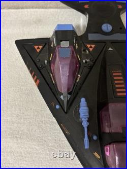 Vtg Starcom Shadowbat With 2 Pilots & 2 Parasites Retro Space Toy 1986 WORKS
