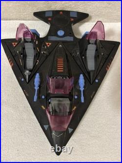 Vtg Starcom Shadowbat With 2 Pilots & 2 Parasites Retro Space Toy 1986 WORKS