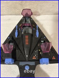 Vtg Starcom Shadowbat With 2 Pilots & 2 Parasites Retro Space Toy 1986 WORKS