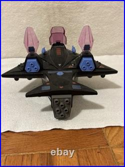 Vtg Starcom Shadowbat With 2 Pilots & 2 Parasites Retro Space Toy 1986 WORKS