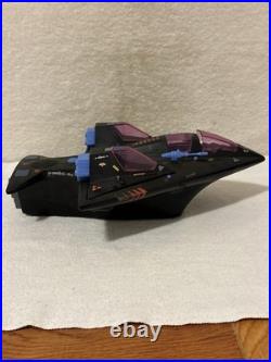 Vtg Starcom Shadowbat With 2 Pilots & 2 Parasites Retro Space Toy 1986 WORKS