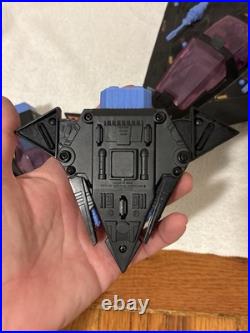 Vtg Starcom Shadowbat With 2 Pilots & 2 Parasites Retro Space Toy 1986 WORKS