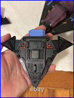 Vtg Starcom Shadowbat With 2 Pilots & 2 Parasites Retro Space Toy 1986 WORKS