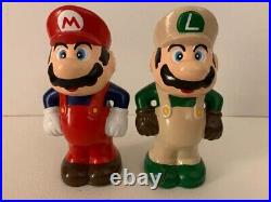 Vtg Super Mario Luigi Bros Nintendo Coin Banks Figures Toys 1988 Rare Collector