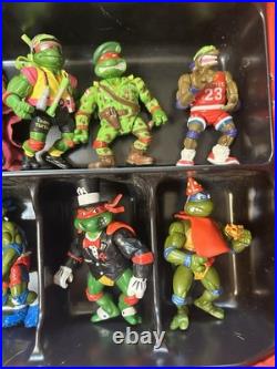 Vtg Teenage Mutant Ninja Turtle TMNT Playmates Collectors Case Lot of 20 figures