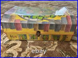 Vtg Teenage Mutant Ninja Turtle TMNT Playmates Collectors Case Lot of 20 figures