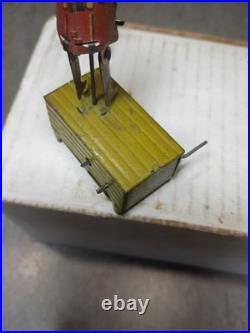 Vtg Tin toy Germany 1920's era Figure on pole dancing