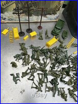 Vtg Ww 2 Phoenix 1983 Toy Navarone Giant Army Figures Mountain Playset Marx Box