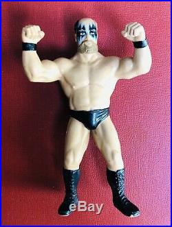 WARLORD 1989 Series 6 Black Card WWF LJN Figure Wrestler Toy Vintage