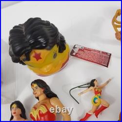 WONDER WOMAN Toy Figures Car Lego Lot Mixed Vintage