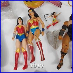 WONDER WOMAN Toy Figures Car Lego Lot Mixed Vintage