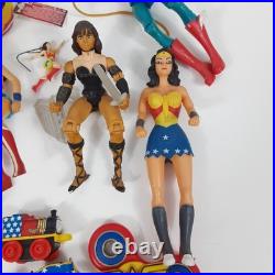 WONDER WOMAN Toy Figures Car Lego Lot Mixed Vintage