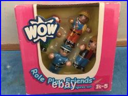 WOW toys Role Play Friends WOW Figures Set Worker 1990 Old Vintage toy figure