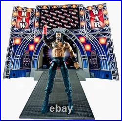 WWE RAW Is War 3-in-1 Custom Entrance Stage Playset Jakks WWF Vintage Wrestling
