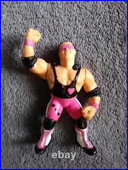 WWF Bret Hart Wrestling Action Figure by Hasbro 1991 Very Rare Vintage Toy