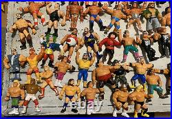 WWF/WWE 90's Hasbro vintage toy lot 58 Classic figures Rare Figures Included