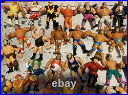 WWF/WWE 90's Hasbro vintage toy lot 58 Classic figures Rare Figures Included