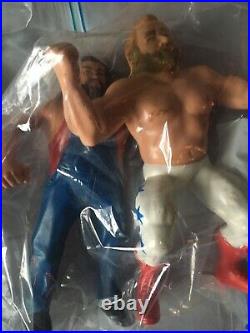 WWF Wrestling Figures LJN Superstars 1980s Vintage Toy Lot of (9) Wrestlers