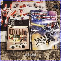 Wheeljack 1984 Vintage Hasbro G1 Transformers Action Figure Box Manuals Toy Misc