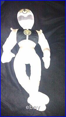 White Ranger Power Rangers 30 Plush Figurine 1994 vintage