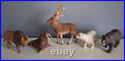 Wild Animals, (Zoo, Safari) Vintage figures made in Spain 50's By Pech Hnos(PH)