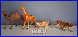 Wild Animals, (Zoo, Safari) Vintage figures made in Spain 50's By Pech Hnos(PH)